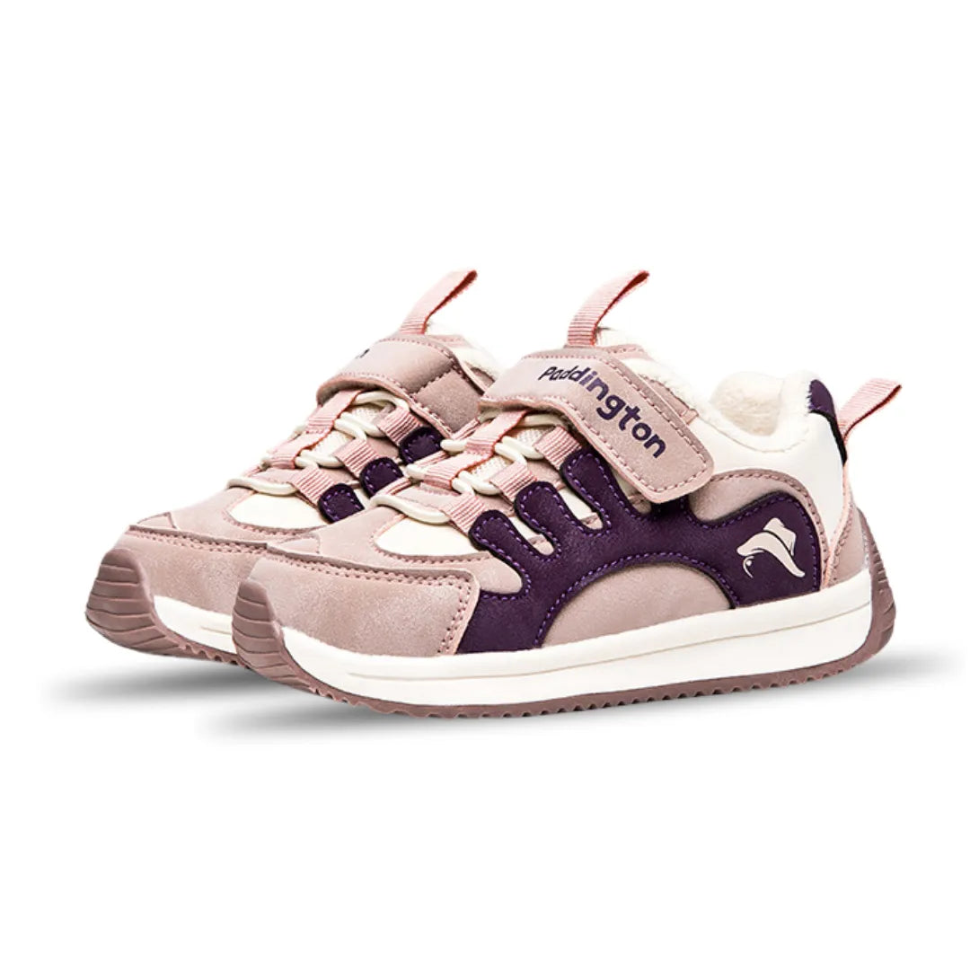 Lila Kinder Sneaker mit Klettverschluss