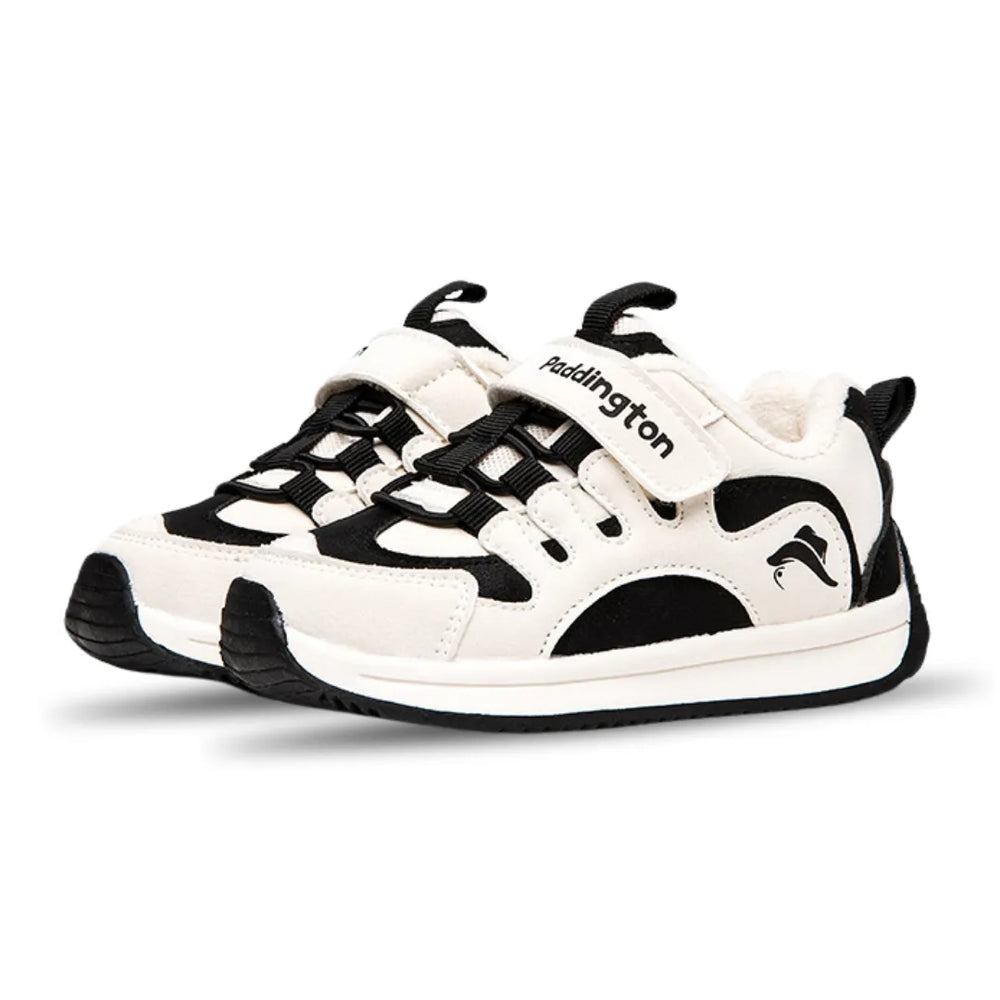 Schwarz-Weiß Kinder Sneaker – ultraleicht & bequem