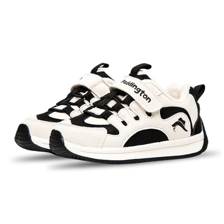 Schwarz-Weiß Kinder Sneaker – ultraleicht & bequem