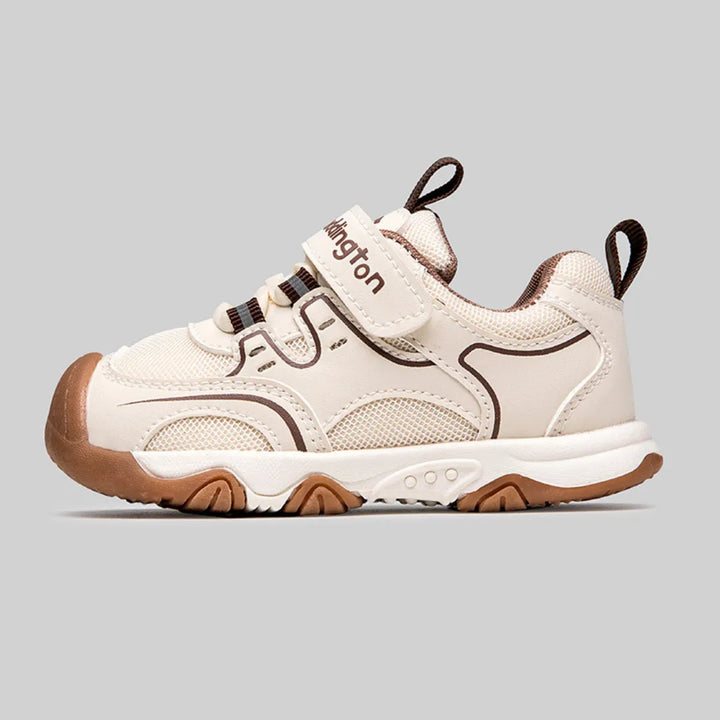 Beige-Braune Paddington Bee Sneaker – Seitenansicht
