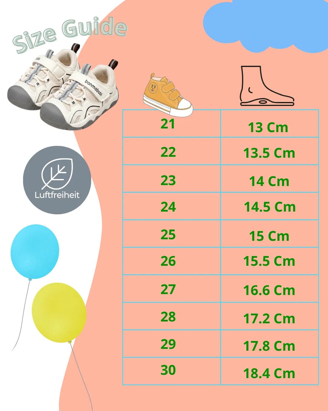 Luftfreiheit - Tedd Ultraleichte Sneaker Barfußschuhe für Kinder - Luftfreiheit