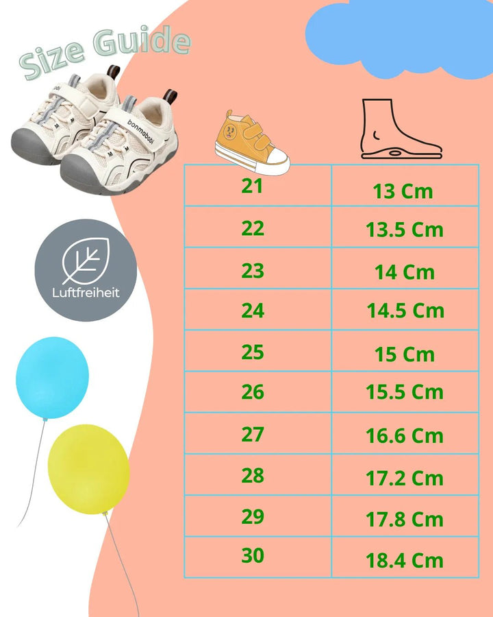 Luftfreiheit - Tedd Ultraleichte Sneaker Barfußschuhe für Kinder - Luftfreiheit