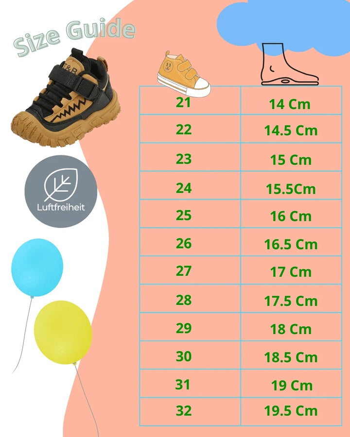 Luftfreiheit - Bear Ultraleichte Sneaker Barfußschuhe für Kinder